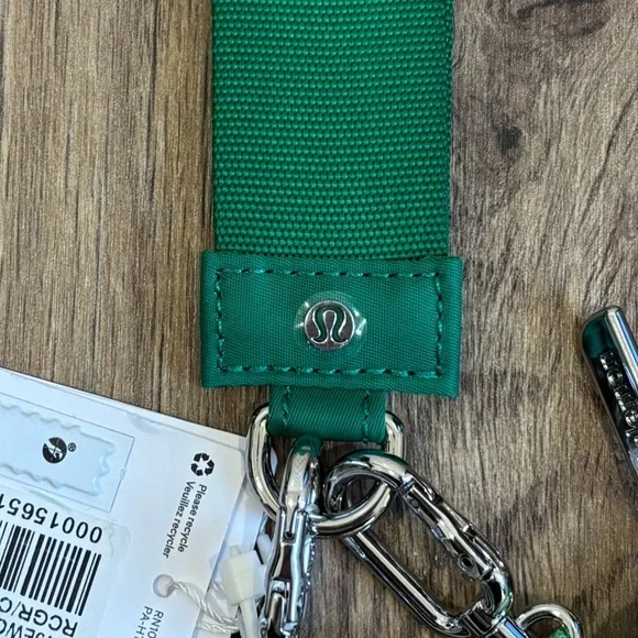 NWT Lululemon Dual Pouch Wristlet In Raceway Green/Citra Lime - Picture 4 of 7